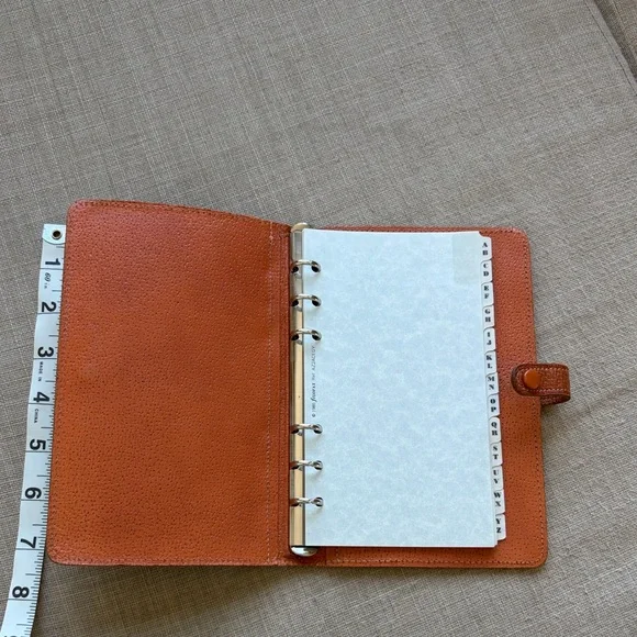 Vintage Filofax Real Pigskin Leather Binder - Picture 2 of 5
